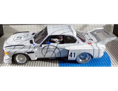 BMW 3.5 CLS TURBO ART CAR FRANK STELLA 24h. LE MANS 1976 REF.99059 E-685 FLY