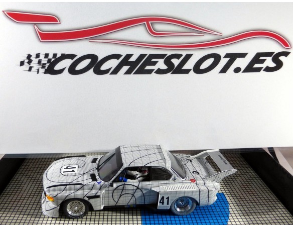 BMW 3.5 CLS TURBO ART CAR FRANK STELLA 24h. LE MANS 1976 REF.99059 E-685 FLY