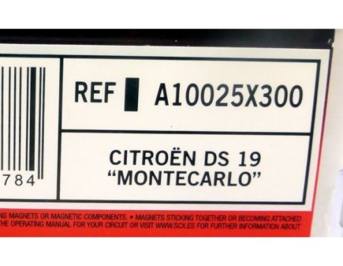 CITROEN DS 19 MONTECARLO SCX TECNITOYS