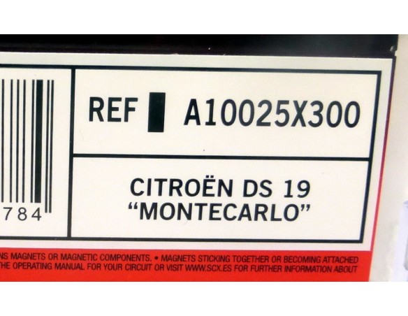 CITROEN DS 19 MONTECARLO SCX TECNITOYS