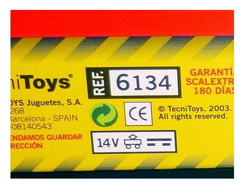 CLUB SCALEXTRIC 2003 PRO REF.6134 TECNITOYS