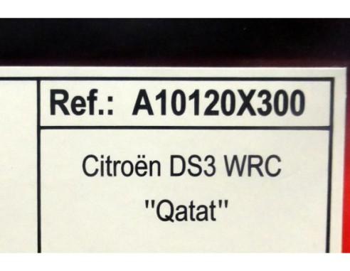 CITROEN DS3 WRC QUATAR REF.A10120X300 EDUCA