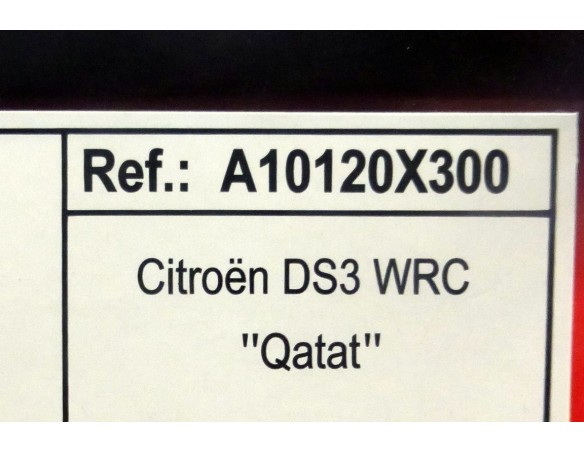 CITROEN DS3 WRC QUATAR REF.A10120X300 EDUCA