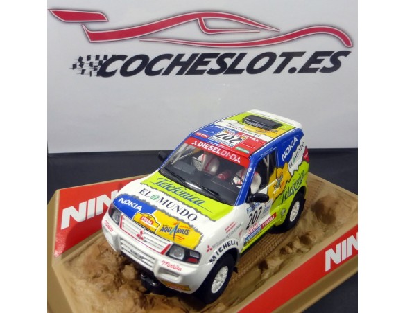 MITSUBISHI MONTERO PRIETO DAKAR MAS SLOT REF.50564  NINCO