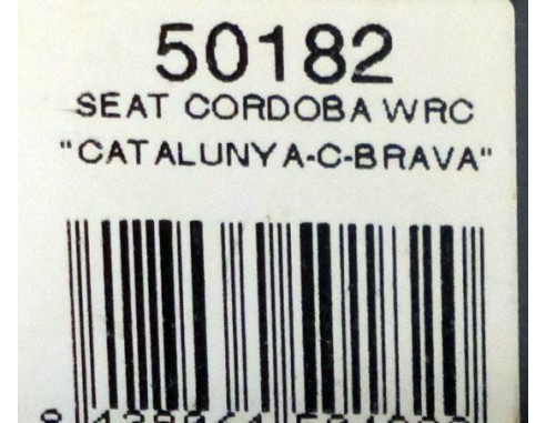 SEAT CORDOBA WRC CATALUYA COSTA BRAVA 1999 REF.50182 NINCO