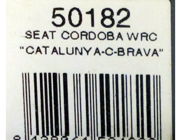 SEAT CORDOBA WRC CATALUYA COSTA BRAVA 1999 REF.50182 NINCO
