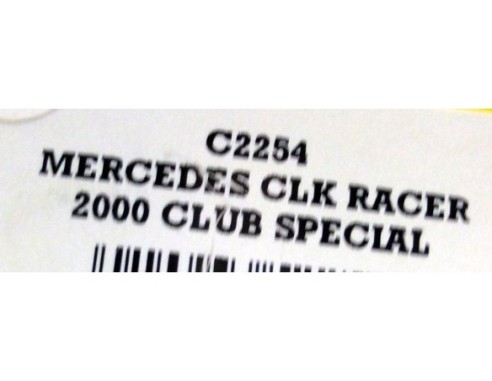 MERCEDES CLK RACER 2000 SPECIAL CLUB REF.C2254 SUPERSLOT