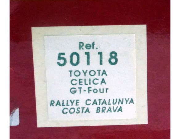 TOYOTA CELICA RALLY CATALUNYA 1995 COSTA BRAVA REF.50118 NINCO