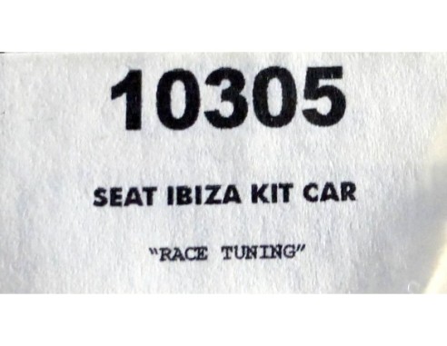 SEAT IBIZA  KIT CAR RACE TUNING REF.10305 TEAM SLOT