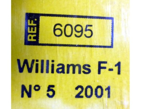 WILLIANS F-1 Nº5 2001 SCHUMACHER COMPAQ  REF.6095 TECNITOYS