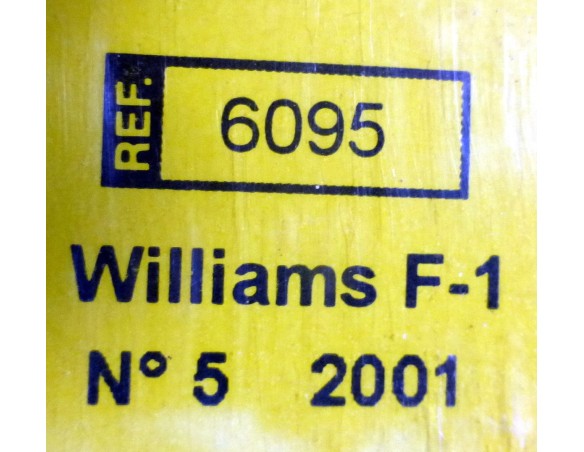 WILLIANS F-1 Nº5 2001 SCHUMACHER COMPAQ  REF.6095 TECNITOYS