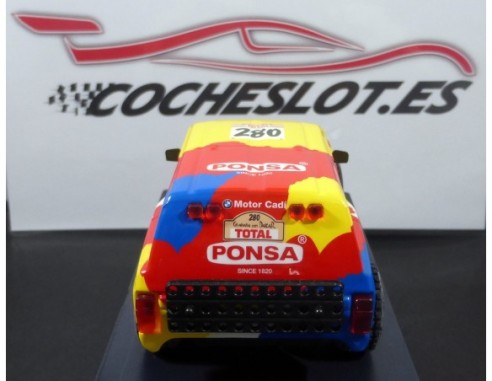 PATROL PONSA ROJO Y AMARILLO EDICION LIMITADA DAKAR MAS SLOT  REF 6510 TECNITOYS