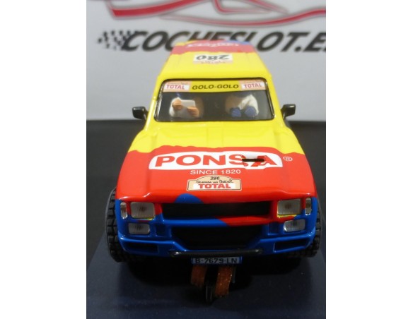 PATROL PONSA ROJO Y AMARILLO EDICION LIMITADA DAKAR MAS SLOT  REF 6510 TECNITOYS