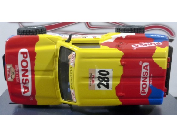 PATROL PONSA ROJO Y AMARILLO EDICION LIMITADA DAKAR MAS SLOT  REF 6510 TECNITOYS