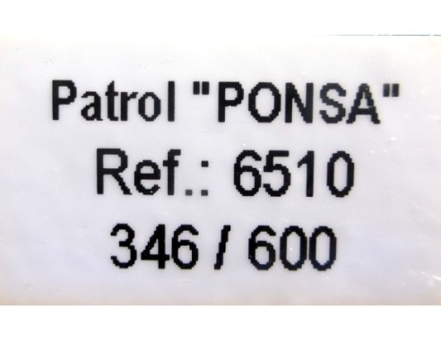 PATROL PONSA ROJO Y AMARILLO EDICION LIMITADA DAKAR MAS SLOT  REF 6510 TECNITOYS