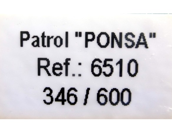 PATROL PONSA ROJO Y AMARILLO EDICION LIMITADA DAKAR MAS SLOT  REF 6510 TECNITOYS