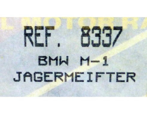 BMW M1 JAGERMEIFTER 1991 REF.8337  EXIN