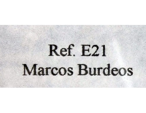 MARCOS BURDEOS ED.ESP. UK REF.E21 FLY