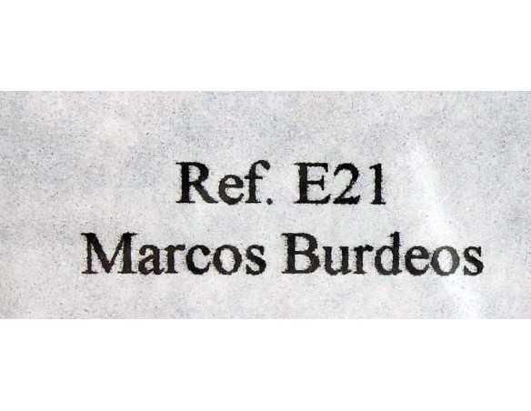 MARCOS BURDEOS ED.ESP. UK REF.E21 FLY