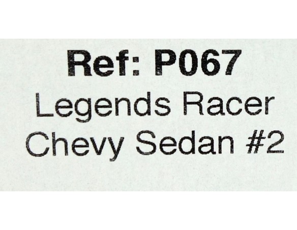 CHEVY SEDAN Nº2 LEGEND RACER REF.P067 PIONEER