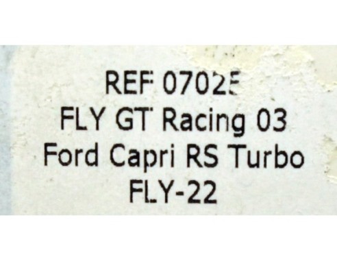 FORD CAPRI RS TURBO RACING AZUL  REF.07025 FLY