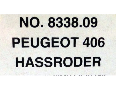 PEUGEOT 406 HASSRODER REF.8338.09 TYCO
