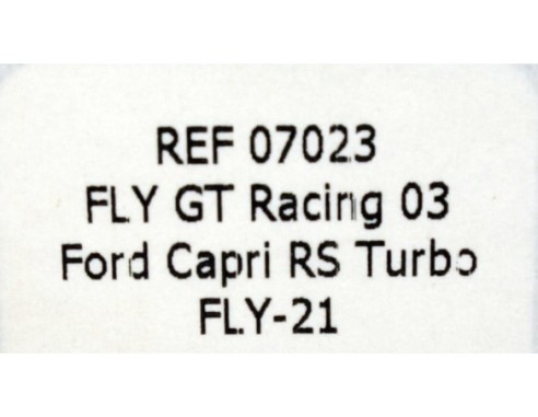 FORD CAPRI RS TURBO FLY GT RACING NARANJA REF.07023 FLY
