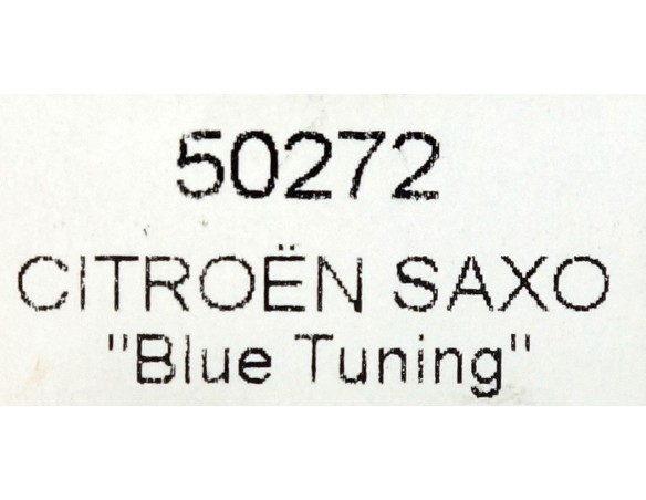CITROEN SAXO BLUE TUNING ED.LTD ALOY REF.50272 NINCO