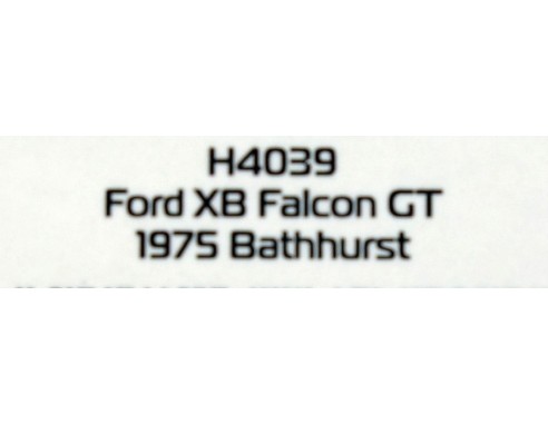 FORD XB FALCON GT REF.H4039 SUPERSLOT