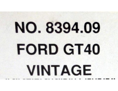 FORD GT 40 GULF VINTAGE REF.8394.09 TYCO