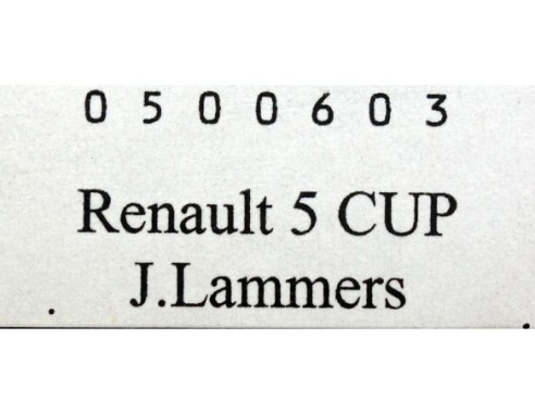 RENAULT 5 CUP MARLBORO REF.0500603 SPIRIT