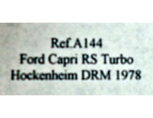 FORD CAPRI RS TURBO REF.A144 FLY