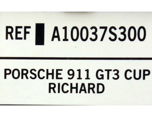 PORSCHE 911 GT3 CUP RICHARD REF.A10037S300 TECNITOYS