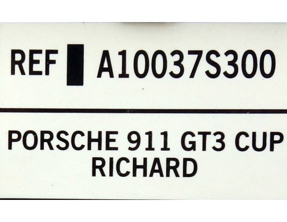 PORSCHE 911 GT3 CUP RICHARD REF.A10037S300 TECNITOYS