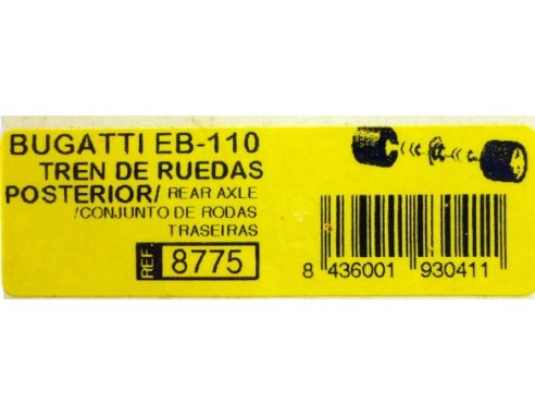 TREN DE RUEDAS POSTERIOR BUGATTI EB-110  REF.8775 TECNITOYS