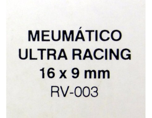 NEUMATICO ULTRA RACING PERFIL BAJO 16X9 MM REF. RV-003 PINK-KAR