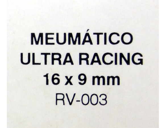 NEUMATICO ULTRA RACING PERFIL BAJO 16X9 MM REF. RV-003 PINK-KAR