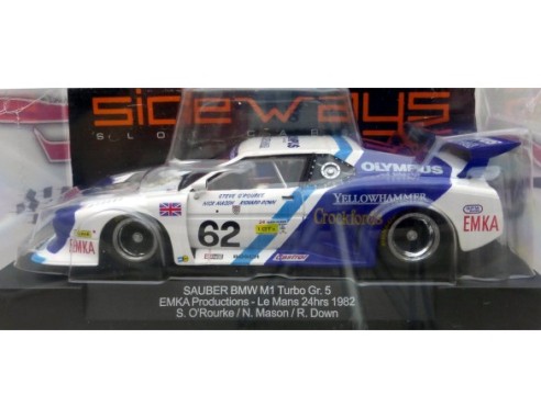 SAUBER BMW M1 TURBO OLIMPUS  GR5 REF. SW27 SIDEWAYS