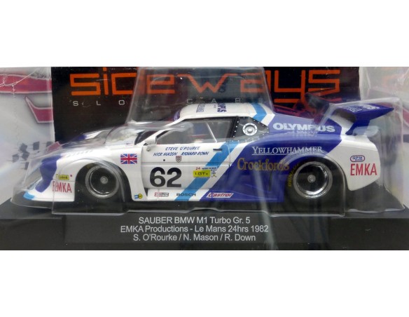 SAUBER BMW M1 TURBO OLIMPUS  GR5 REF. SW27 SIDEWAYS