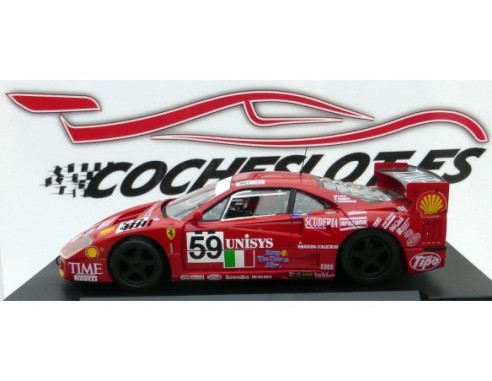 FERRARI F40 RACING TIME 24h LE MANS Nº59 REF.99069 FLY