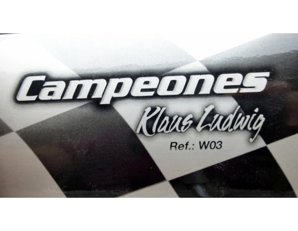 FORD CAPRI SET DOBLE  CAMPEONES KLAUS LUDWIG REF.W03 FLY