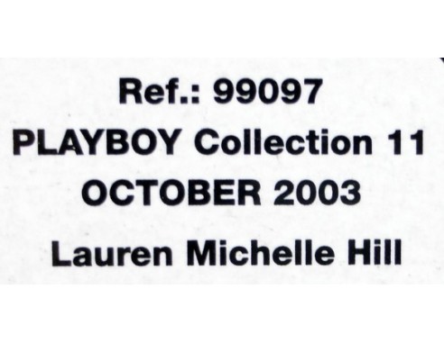 PLAYBOY COLLECTION 11 OCTOBER 2003 REF.99097 FLY