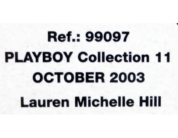 PLAYBOY COLLECTION 11 OCTOBER 2003 REF.99097 FLY