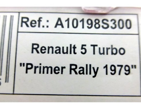 RENAULT 5 TURBO CALBERSON 1º RALLY1979 REF.A10198S300 EDUCA