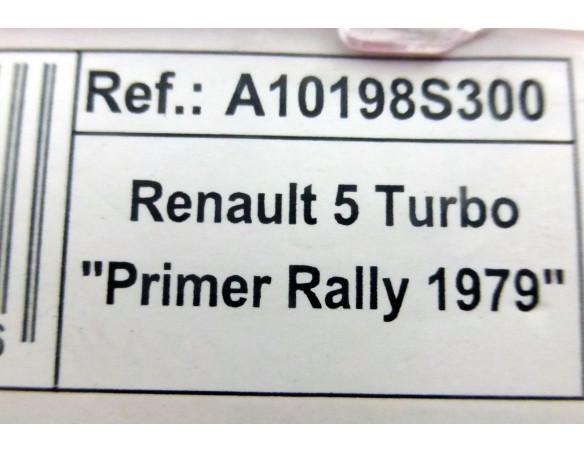 RENAULT 5 TURBO CALBERSON 1º RALLY1979 REF.A10198S300 EDUCA