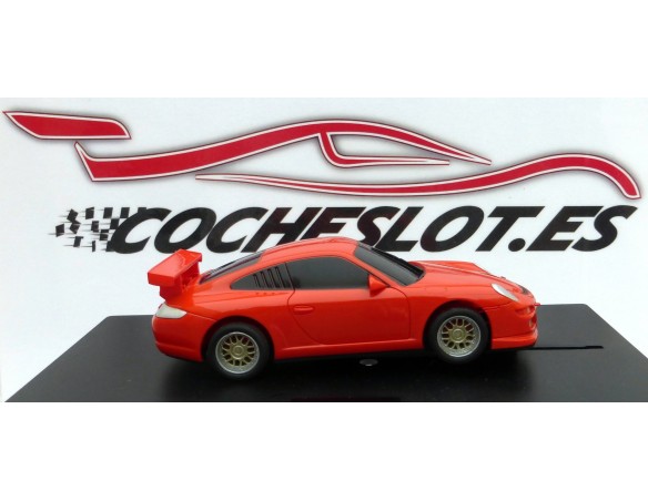 PORSCHE ROJO CALLE 1/43 SCALEXTRIC COMPACT