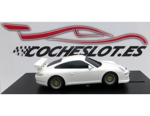 PORSCHE BLANCO CALLE 1/43 SCALEXTRIC COMPACT