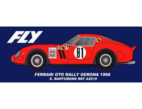 FERRARI 250 GTO ROJO RALLY GERONA 1968 REF.A2018 FLY