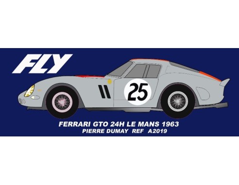 FERRARI 250 GTO GRIS LE MANS 1963 REF.A2019 FLY