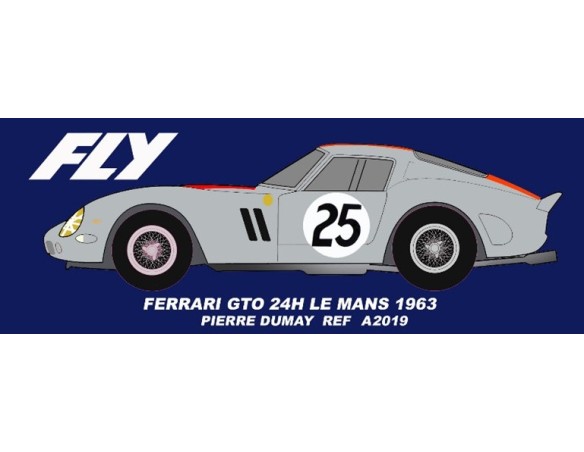 FERRARI 250 GTO GRIS LE MANS 1963 REF.A2019 FLY